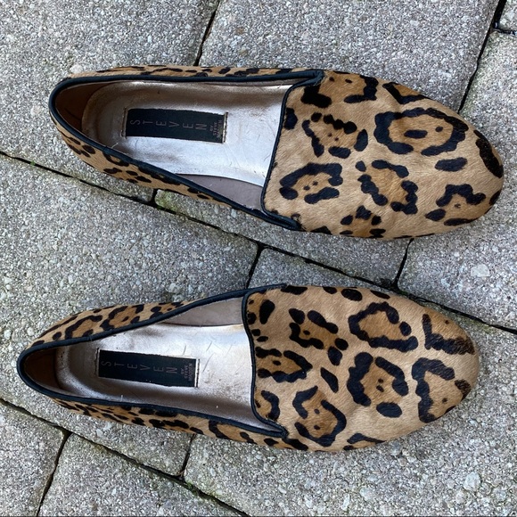 Steve Madden Leopard Print Fur Flats Size 7 | Color: Cream/Tan | Size: 7 | Pm-55092157's Closet
